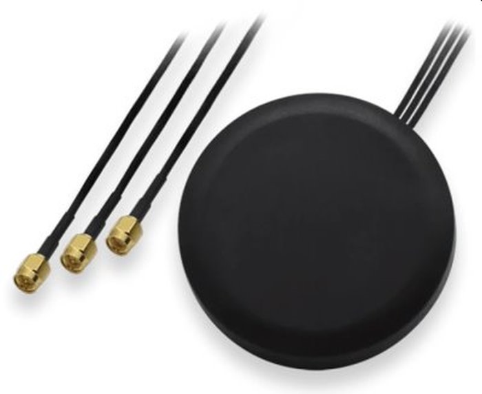 Teltonika PR1KCS28 combo SISO Mobile/GNSS/WiFi SMA tető antenna