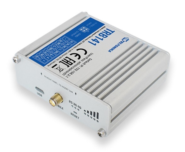 Teltonika TRB141 1xminiSIM 4G/LTE CAT1 ipari Ethernet IoT gateway