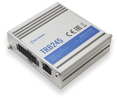 Teltonika TRB245 1x10/100Mbps LAN 2xminiSIM 4G/LTE CAT4 ipari gateway