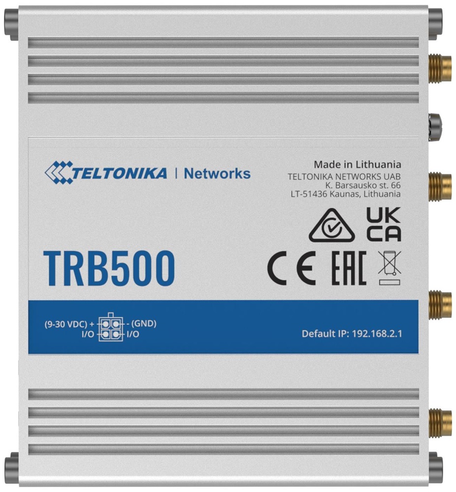 Teltonika TRB500 10/100/1000 Mbps LAN 1xminiSIM 5G ipari gateway