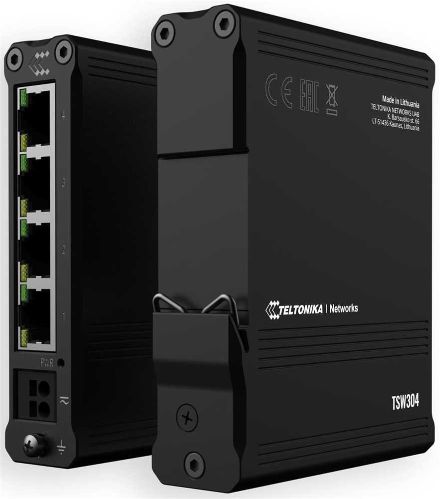 Teltonika TSW304 4x GbE LAN nem menedzselhető switch