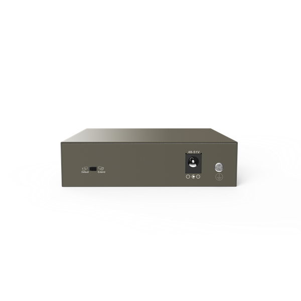 Tenda TEF1105P-4-38W 5port 10/100Mbps 4xPoE FE LAN nem menedzselhető asztali PoE switch