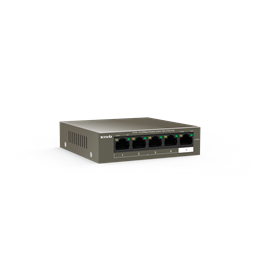 Tenda TEF1105P-4-38W 5port 10/100Mbps 4xPoE FE LAN nem menedzselhető asztali PoE switch