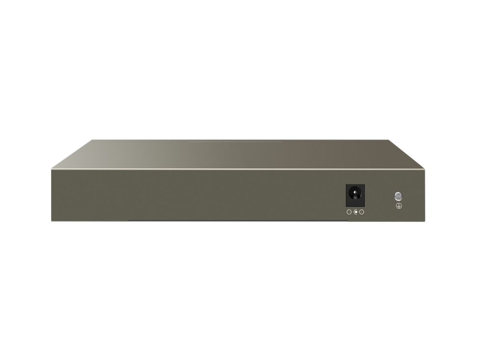 Tenda TEG1110PF-8-102W 8xGbE PoE LAN 1xGbE LAN 1xSFP port nem menedzselhető asztali PoE switch
