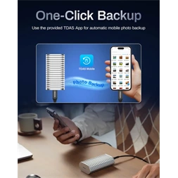 TerraMaster D1-SSD-P(4GB) 8 TB USB4 40Gbps NVMe M.2 2280 SSD DAS