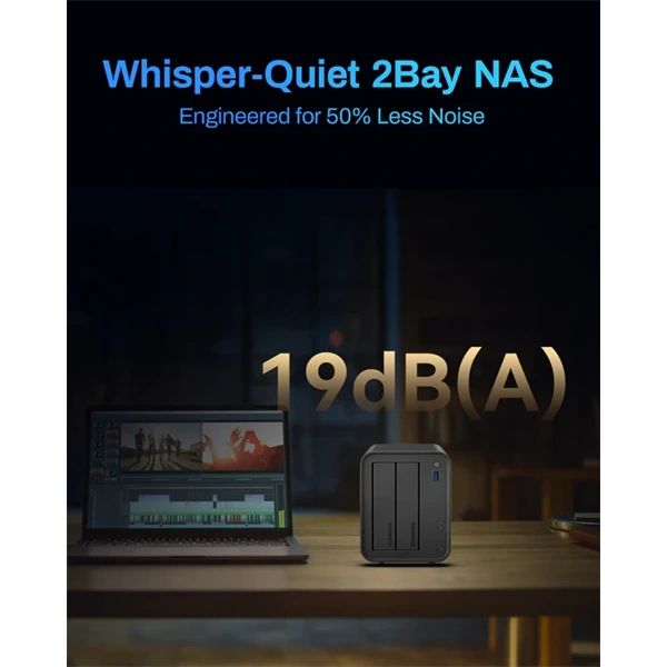 TerraMaster F2-425 (4GB) 2x SSD/HDD NAS