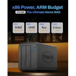 TerraMaster F2-425 (4GB) 2x SSD/HDD NAS