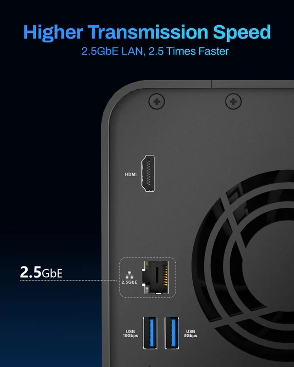 TerraMaster F2-425 (4GB) 2x SSD/HDD NAS