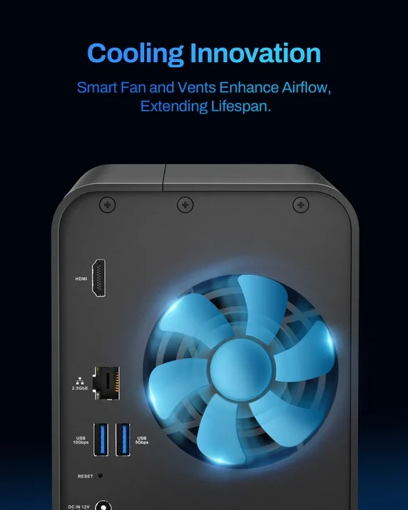 TerraMaster F2-425 (4GB) 2x SSD/HDD NAS