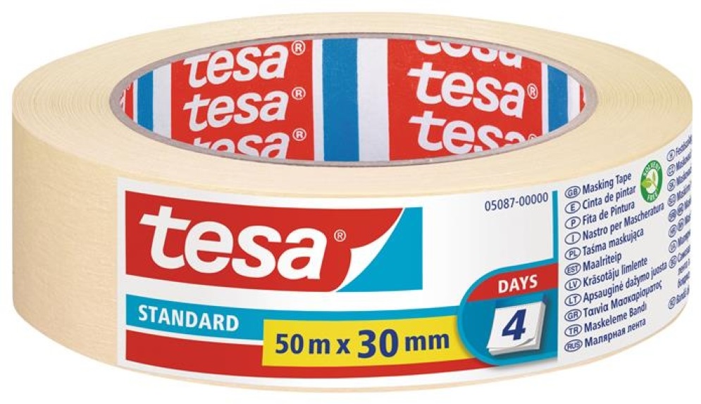 Tesa 05087 30mmx50 m univerzális festő-, mázolószalag