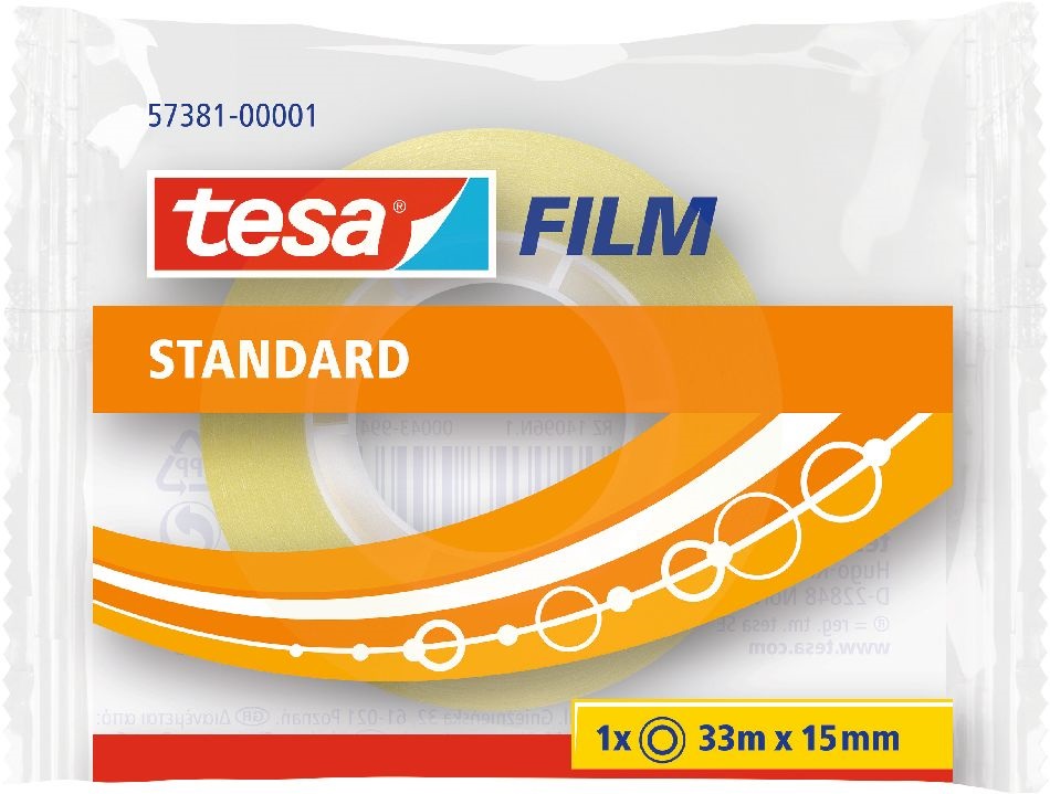 Tesa 57381 Standard 33m x 15mm ragasztószalag