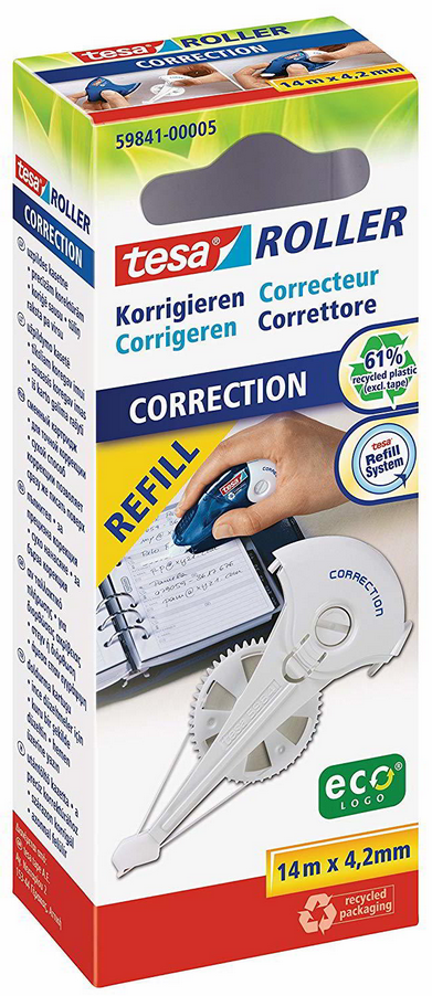 Tesa 59841 14mx4,2 mm hibajavító roller utántöltő kazetta