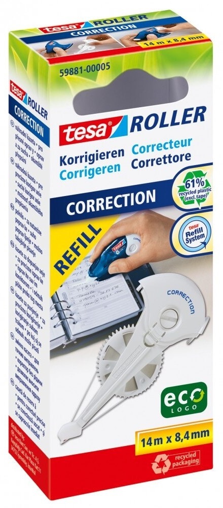 Tesa 59881 14mx8,4mm hibajavító roller utántöltő kazetta