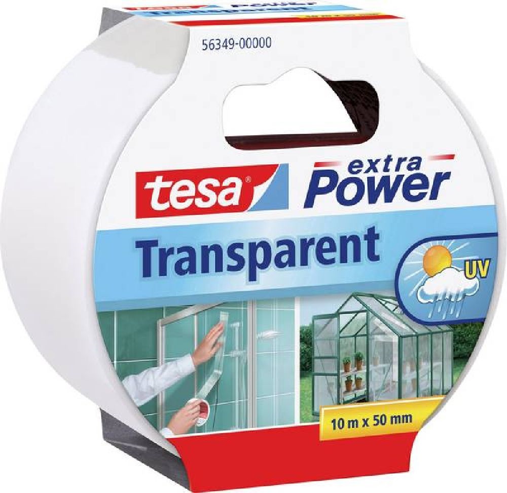 Tesa 56349 Extra Power 10mx50 mm átlátszó szövetszalag