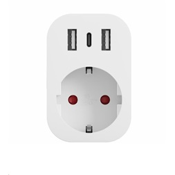 Tesla SP300-3USB 3 USB kimenettel; 2 USB-A, 1 USB-C; okos konnektor