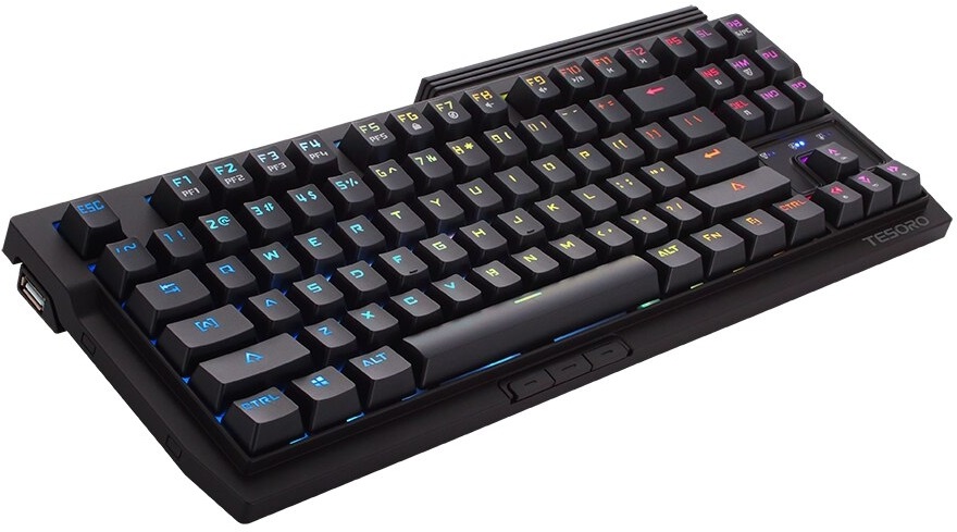 Tesoro Tizona Spectrum Kailh RED switch RGB UK billentyűzet