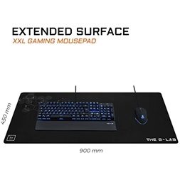 The G-Lab PAD-BARIUM Egérpad - PAD BARIUM XXL (900x450x2mm, vízálló, fekete)