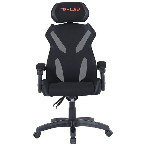 The G-Lab KS BARIUM BLACK (állítható magasság; áll. kartámasz) fekete gamer szék