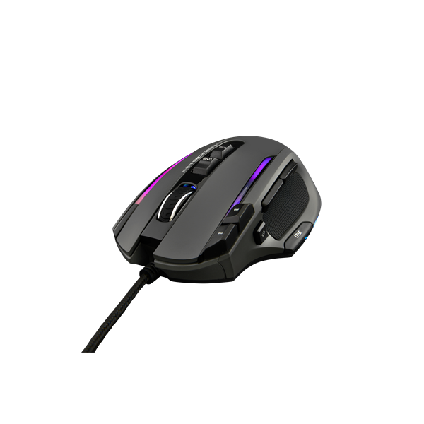 The G-Lab KULT-NITRO-CORE KULT NITRO CORE RGB vezetékes fekete gamer egér