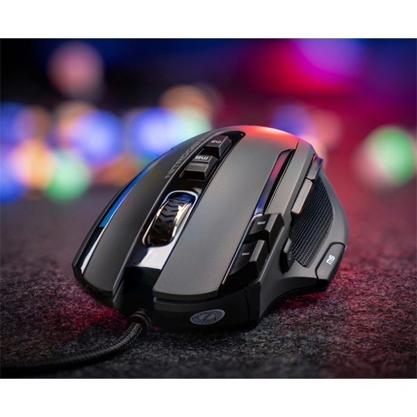 The G-Lab KULT-NITRO-CORE KULT NITRO CORE RGB vezetékes fekete gamer egér