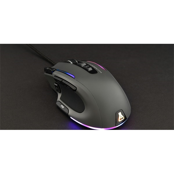 The G-Lab KULT-NITRO-CORE KULT NITRO CORE RGB vezetékes fekete gamer egér