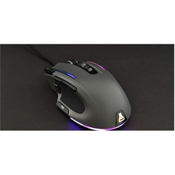 The G-Lab KULT-NITRO-CORE KULT NITRO CORE RGB vezetékes fekete gamer egér