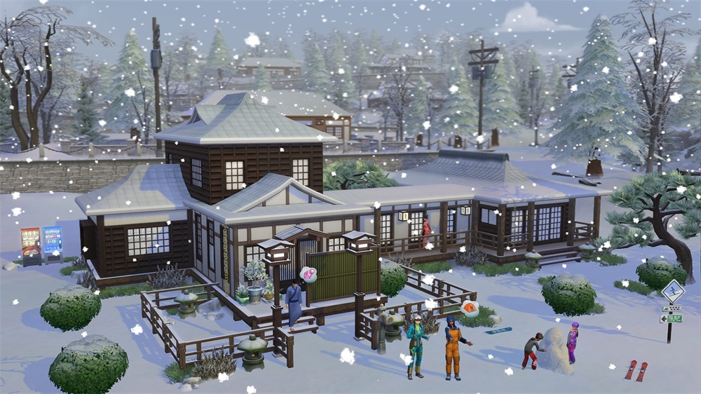 The SIMS 4 Snowy Escape PC játékszoftver