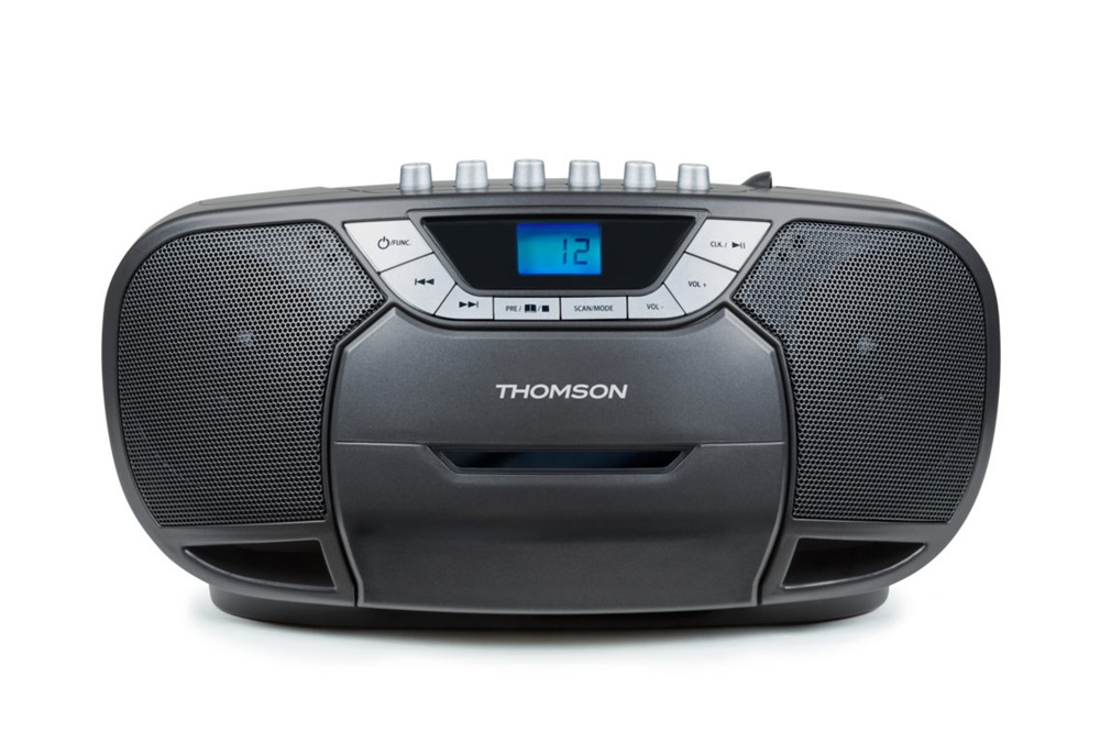 Thomson RK102CD hordozható fekete CD-s rádió