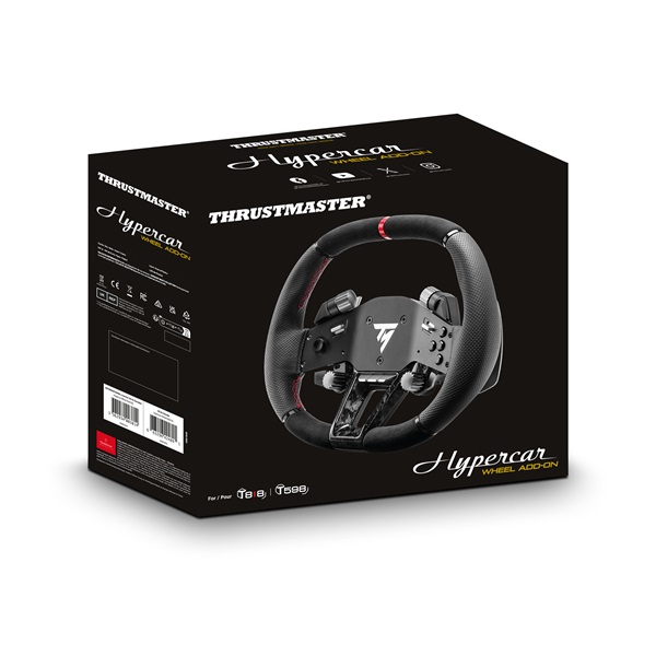 Thrustmaster 4060304 Hypercar Wheel Add-On T818/T598/PS5/PS4/Xbox Series/Xbox One/PC versenykormány
