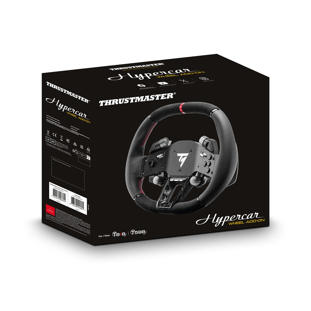 Thrustmaster 4060304 Hypercar Wheel Add-On T818/T598/PS5/PS4/Xbox Series/Xbox One/PC versenykormány