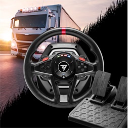 Thrustmaster 4160648 PS4/PS5/PC T128-P TYPE C (PLUG EU) SimTask versenykormány + pedál + rögzítőrendszer