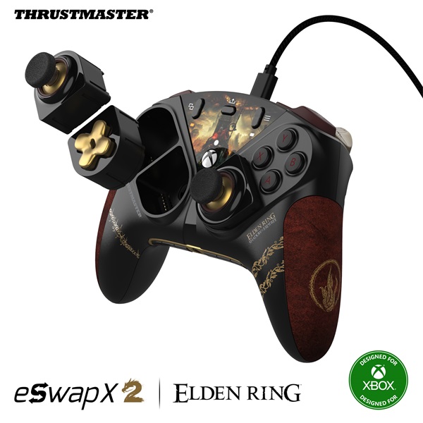 Thrustmaster 4460283 eSwap X2 PRO PC/Xbox Series/Xbox One Elden Ring Edition vezetékes kontroller