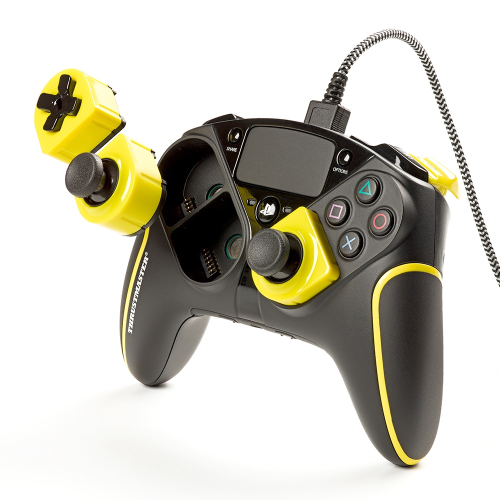 Thrustmaster 4160760 Eswap Pro PS4 kontrollerhez sárga cserélhető modul