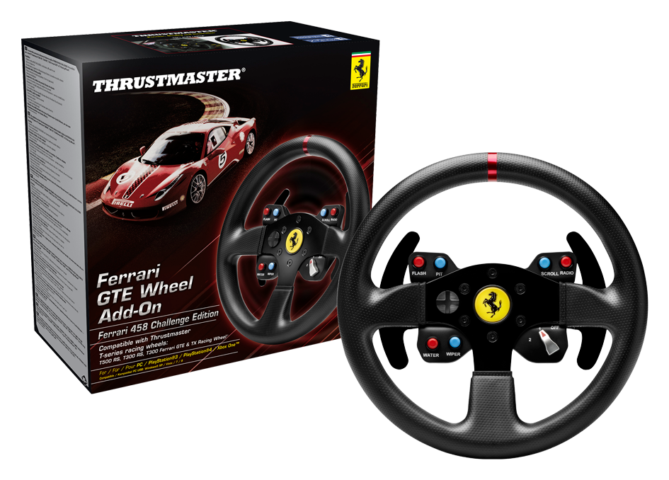 Thrustmaster 4060047 Ferrari GTE F458 PC/PS3 versenykormány