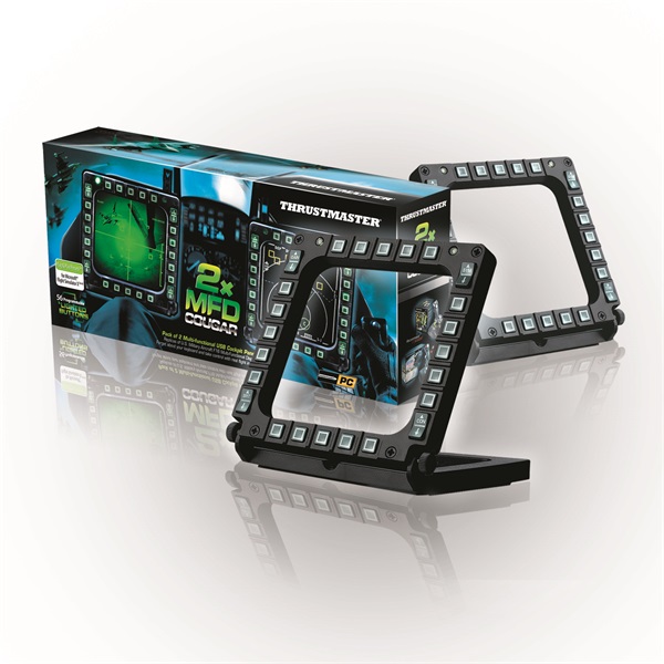Thrustmaster 2960708 MFD Cougar Pack "USB Cockpit Panels", replicas of the U.S. Air Force F-16 MFD kontrol panel