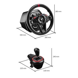 Thrustmaster 4460267 T-128 Shifter Pack Xbox One/Series X/S/PC versenykormány + Add-On váltó + pedál csomag