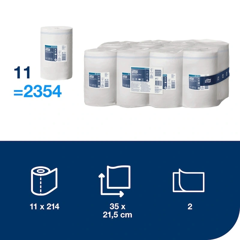 Tork 101221 Advanced 420 11 tek. 2r. mini, fehér, belsőmagos törlőpapír