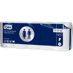 Tork 110792 Premium T4 10 db kistekercses 3 rétegű fehér toalettpapír