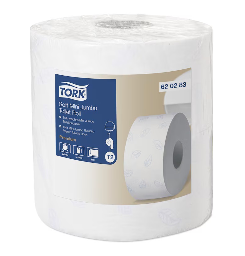 Tork Prémium mini Jumbo 2 tekercses 2 rétegű toalettpapír