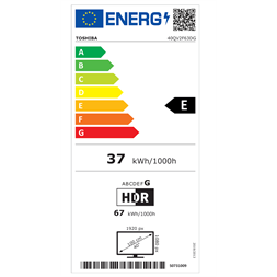 Toshiba 40" 40QV2F63DG Full HD Smart QLED TV