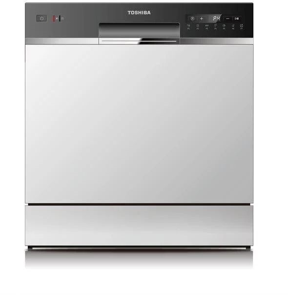 Toshiba DW-08T2EE(W) fehér, programok száma: 8, asztali, 8 terítékes mosogatógép 