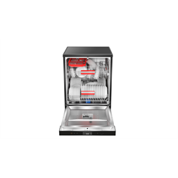 Toshiba DW-14F4EE(BS) fekete, programok száma: 8, szabadonálló, 14 terítékes mosogatógép (Újszerű)