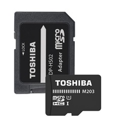Toshiba M203 256GB SD micro (SDXC Class 10 UHS-I U1) (THN-M203K2560EA) memóriakártya adapterrel