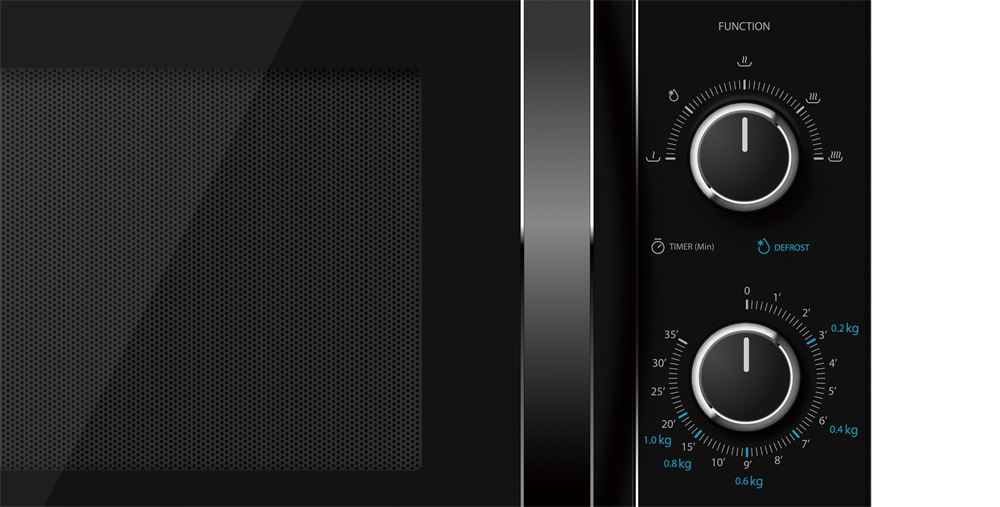 Toshiba MWP-MM20P BK 700W 20L fekete mikrohullámú sütő