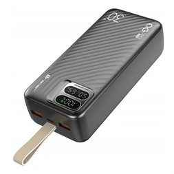 Tracer Blaze 30 000 mAh PD 65W Quick Charge 3.0 fekete hordozható power bank