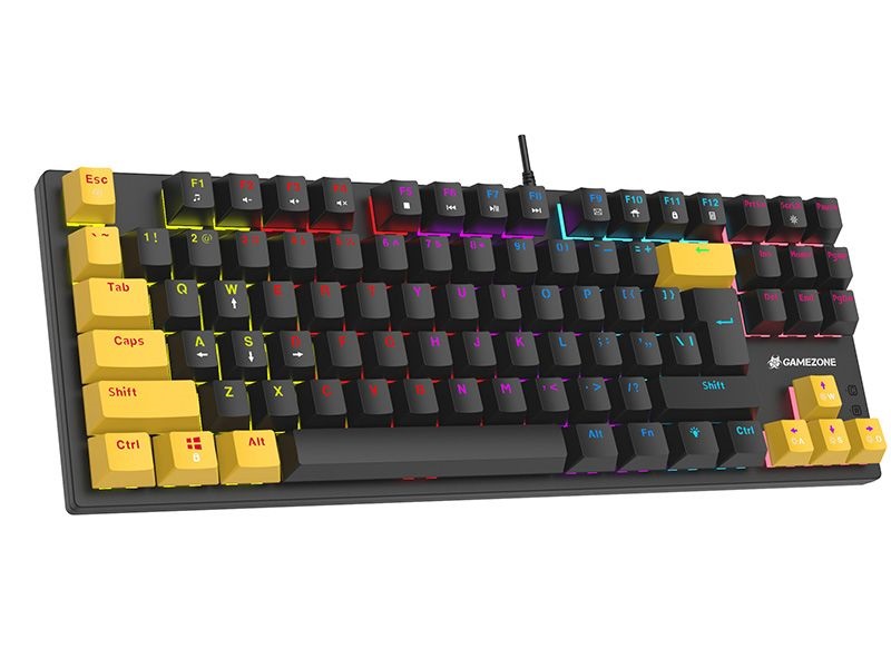 Tracer Hornet 87 GameZone ENG USB fekete mechanikus billentyűzet és egér