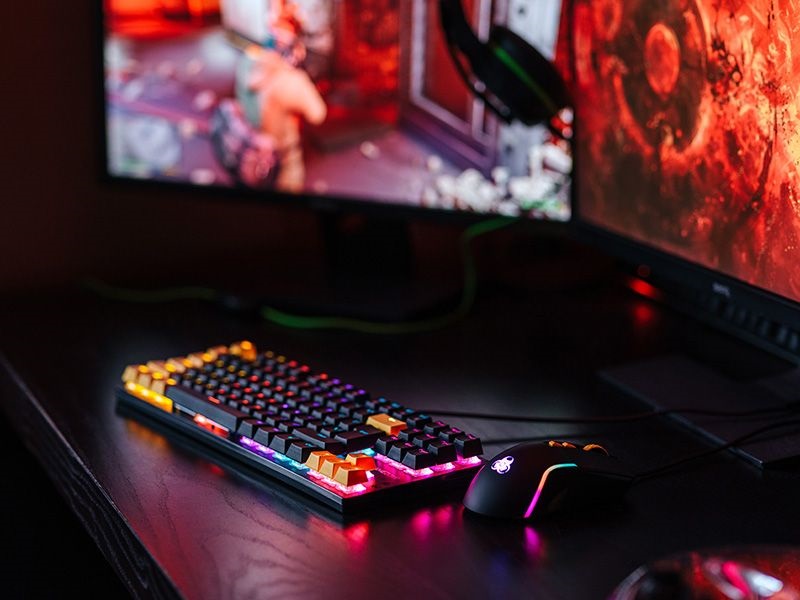 Tracer Hornet 87 GameZone ENG USB fekete mechanikus billentyűzet és egér