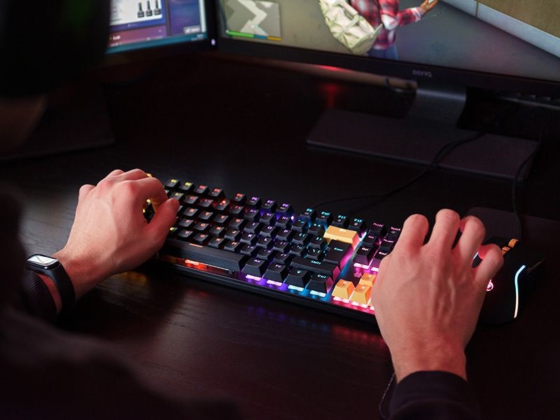 Tracer Hornet 87 GameZone ENG USB fekete mechanikus billentyűzet és egér