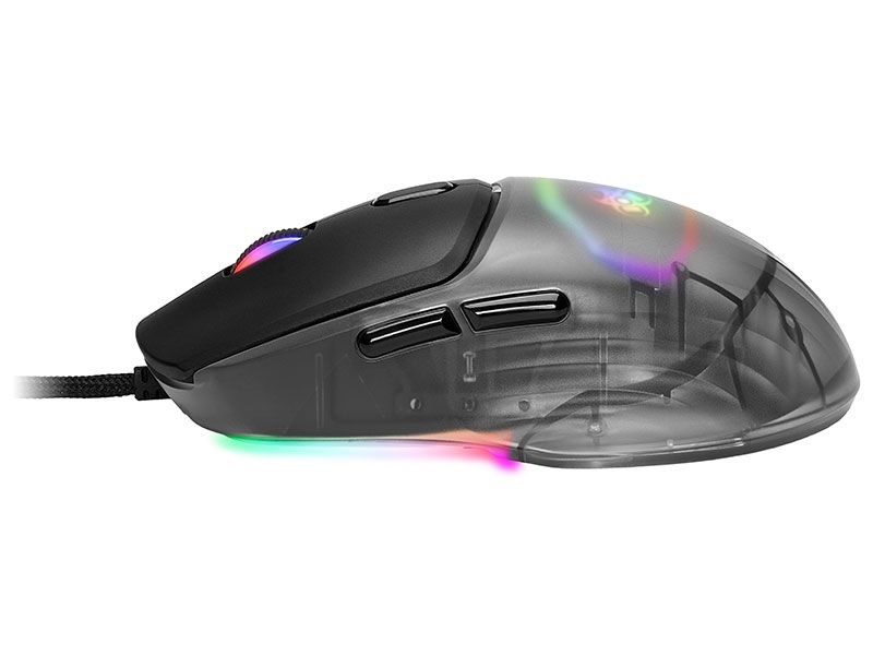 Tracer Neon GameZone USB RGB fekete/átlátszó egér