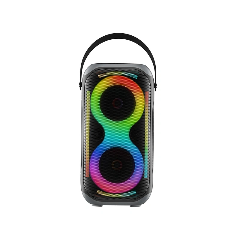 Tracer Poweraudio King 2 BT TWS, 50 W, Bluetooth 5.1, RGB LED, fekete-szürke hordozható hangszóró